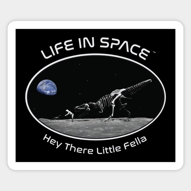 Life in Space: Hey There Little Fella Sticker by photon_illustration